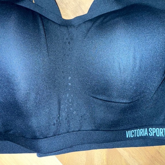 Victoria Sport Angel Max Sports Bra Black Wireless Padded Strappy Back Women 38C - Picture 2 of 5